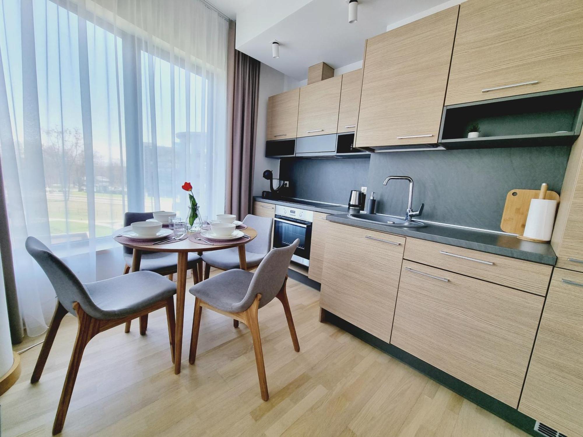 Melodija Apartments In Druskininkai Center 外观 照片